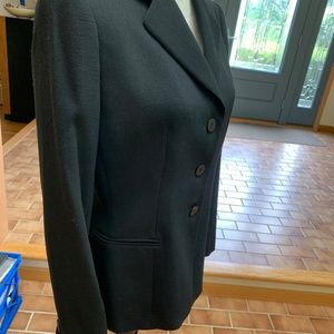 Armani size 6 black wool blazer